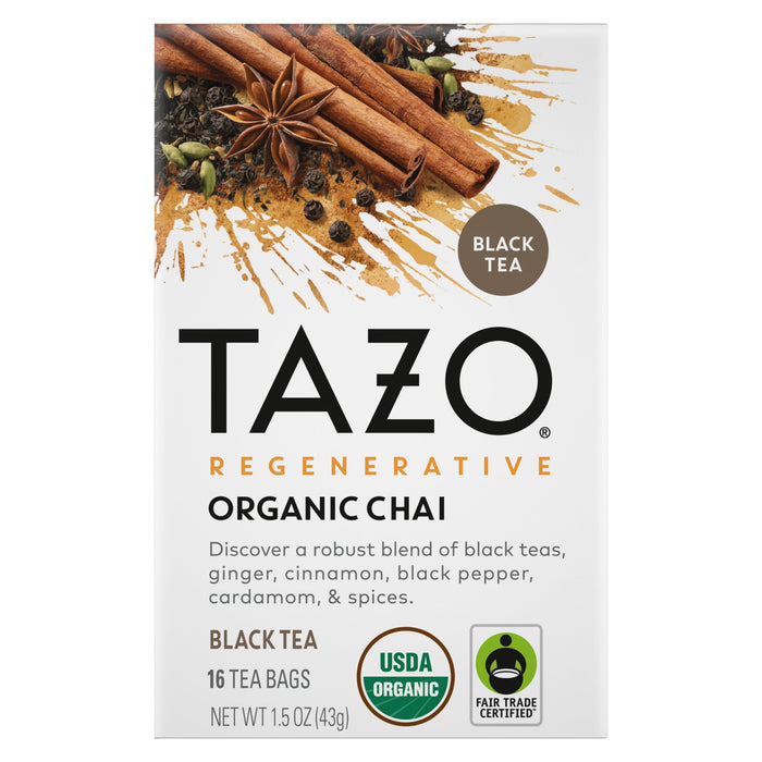 Tazo Organic Chai Black Tea - 16ct