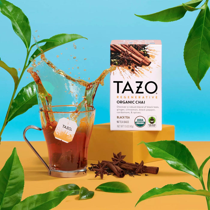 Tazo Organic Chai Black Tea - 16ct