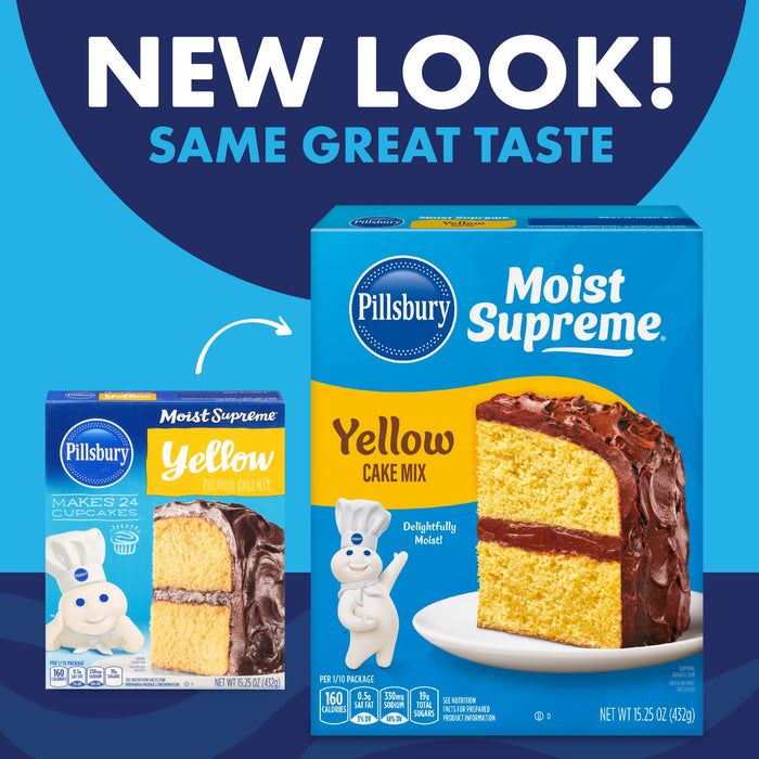 Pillsbury Moist Supreme Yellow Cake Mix - 15.25oz