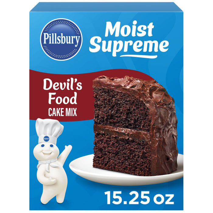 Pillsbury Moist Supreme Devil's Food Cake Mix - 15.25oz