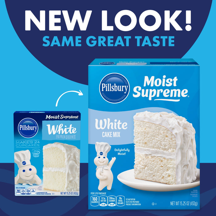 Pillsbury Moist Supreme White Cake Mix - 15.25oz