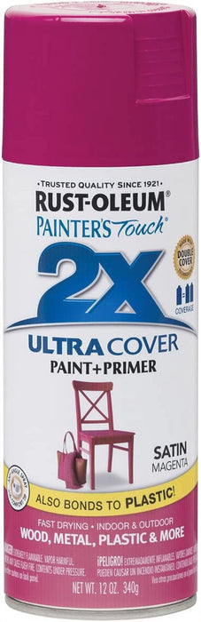 Painter's Touch 2X Spray Paint, Magenta, 12-oz.