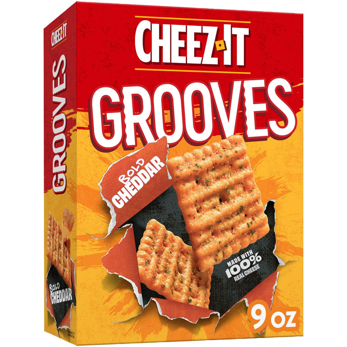 Cheez-It Grooves Original Cheddar Crackers - 9oz