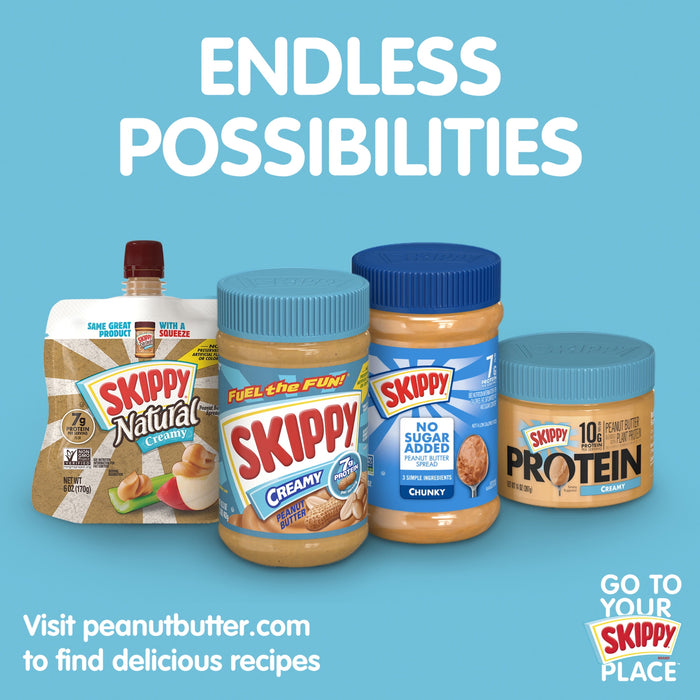 SKIPPY Creamy Peanut Butter 6 oz Squeeze Pack