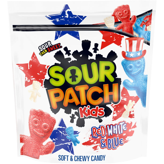 Sour Patch Kids, Red, White and Blue Bag, 1.8 oz