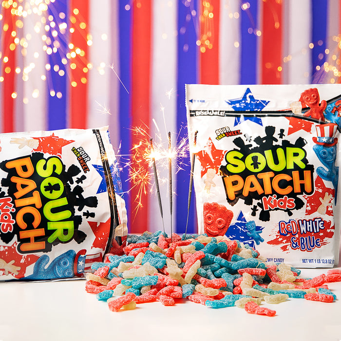 Sour Patch Kids, Red, White and Blue Bag, 1.8 oz