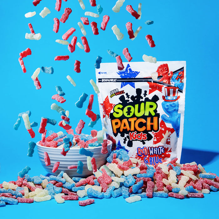 Sour Patch Kids, Red, White and Blue Bag, 1.8 oz