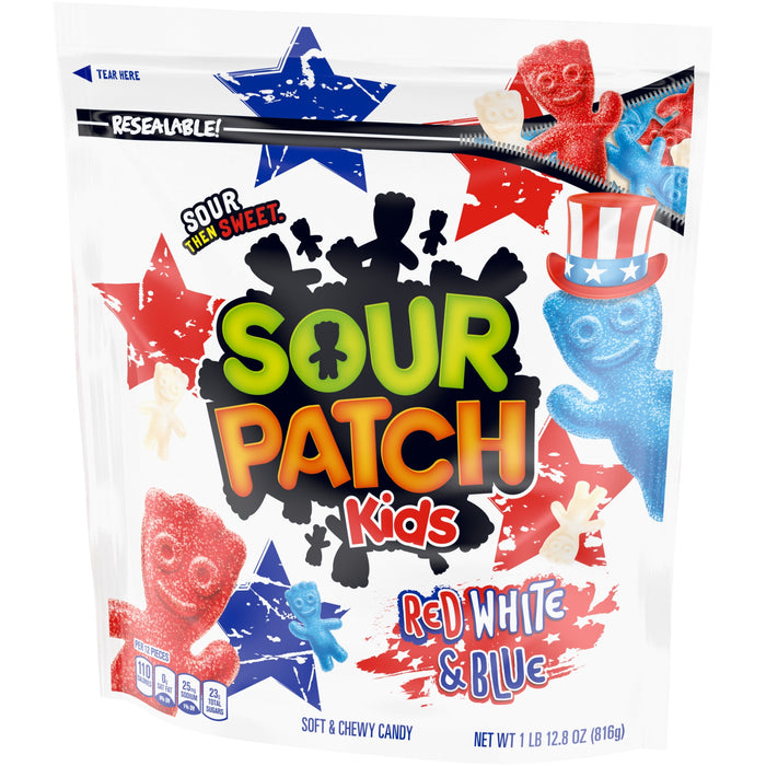 Sour Patch Kids, Red, White and Blue Bag, 1.8 oz