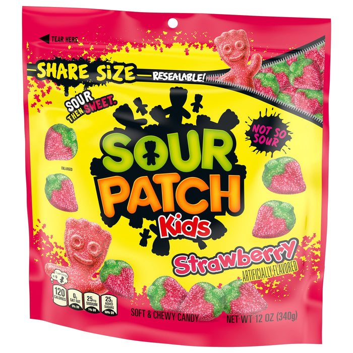 Sour Patch, 12z Bag, Strawberry