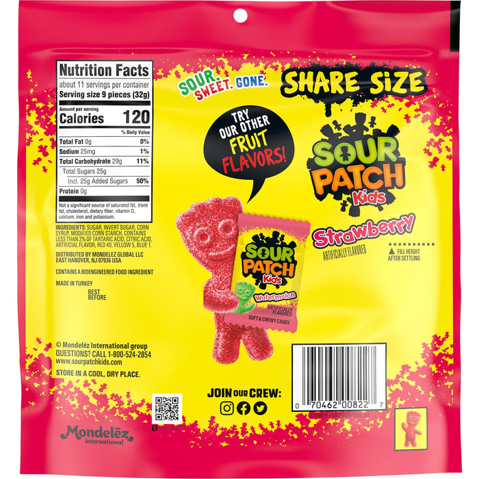 Sour Patch, 12z Bag, Strawberry