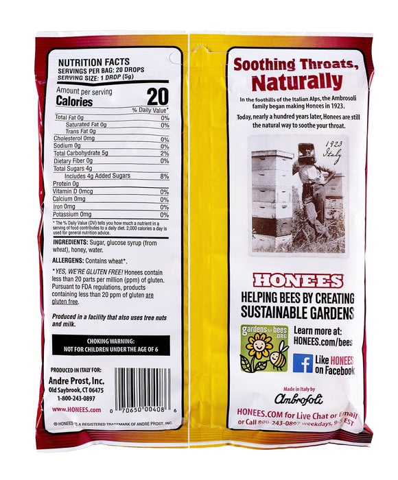 Honees Honey Soothing Throat Drops