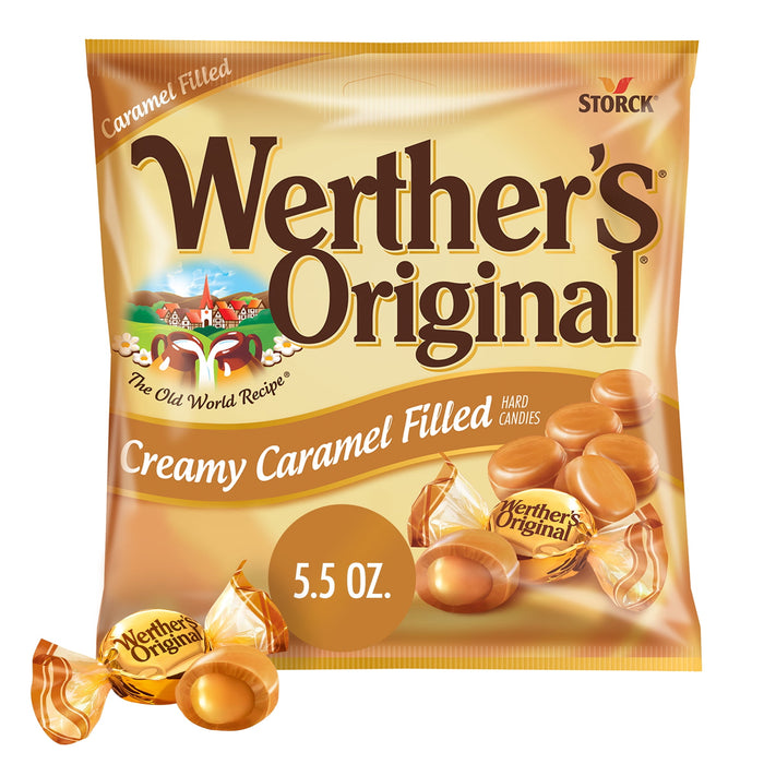 Werther's Original Creamy Caramel Filled Hard Candies, 5.5-Ounce