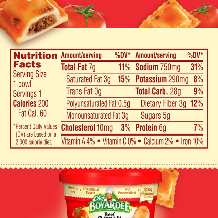 Chef Boyardee - Beef Ravioli 7.50 oz