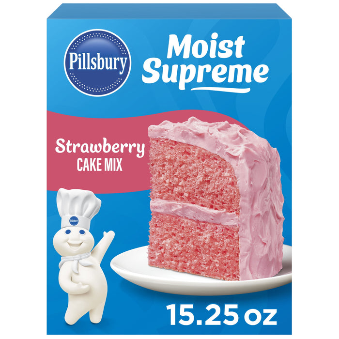 Pillsbury Moist Supreme Strawberry Cake Mix - 15.25oz