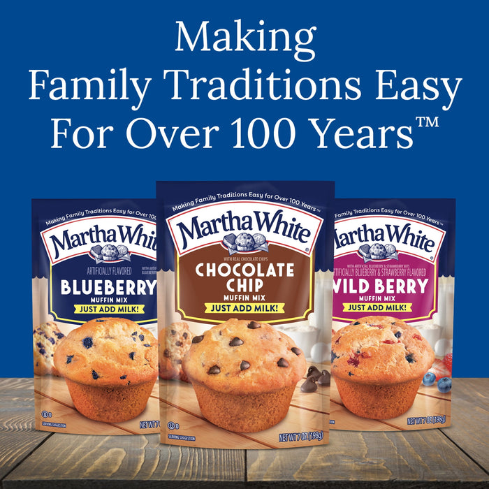 Martha White Blueberry Flavored Muffin Mix, 7-Ounce