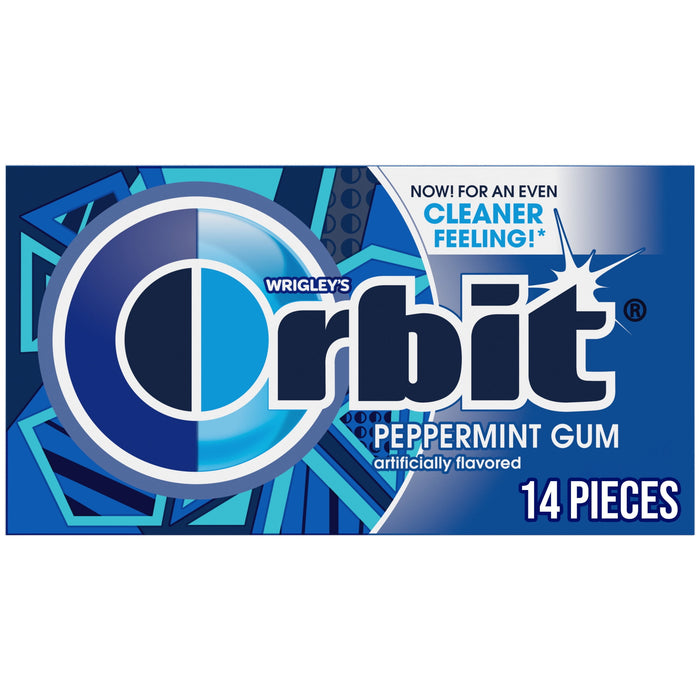 Orbit Sugar-Free Gum - Peppermint, 14 pieces