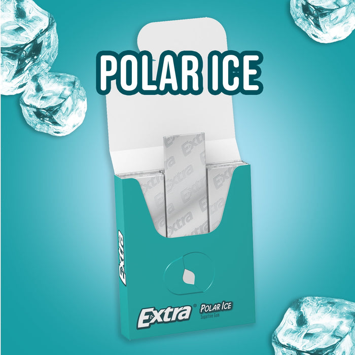 Extra Polar Ice Sugar Free Gum, 15 Stick Single Pack