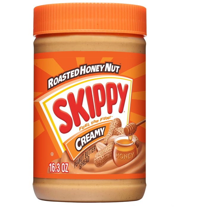 Skippy Creamy Roasted Honey Nut Peanut Butter 16.3 oz