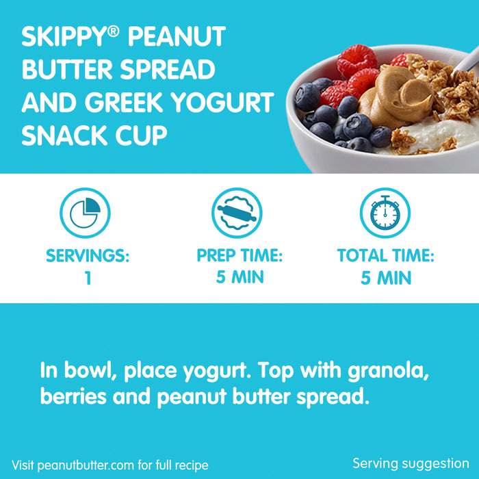 Skippy Creamy Roasted Honey Nut Peanut Butter 16.3 oz
