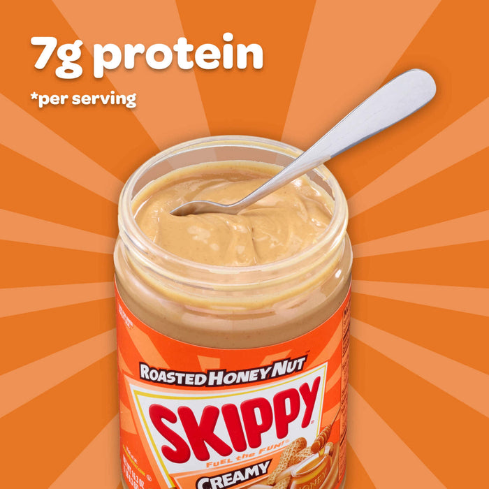 Skippy Creamy Roasted Honey Nut Peanut Butter 16.3 oz