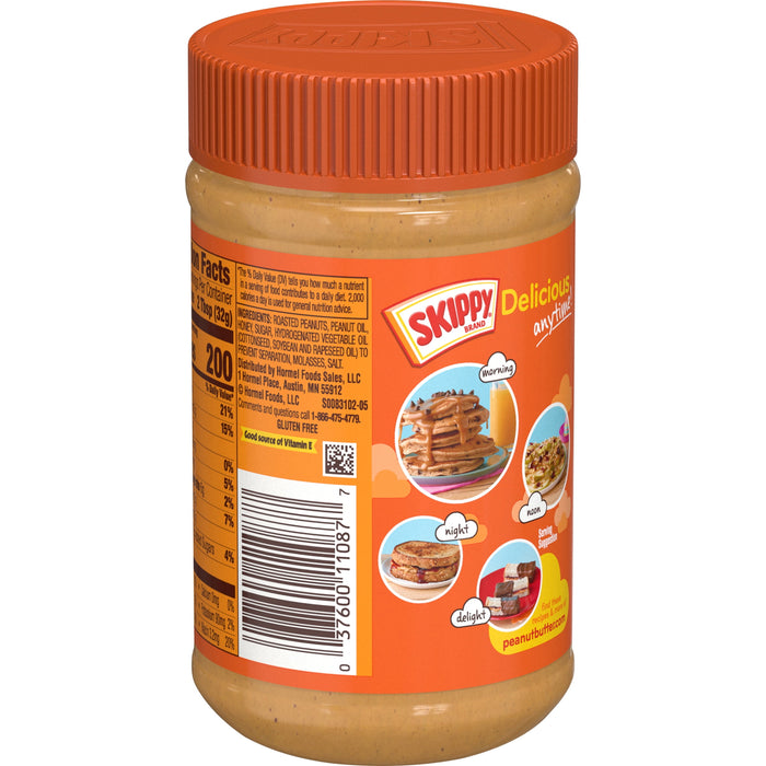 Skippy Creamy Roasted Honey Nut Peanut Butter 16.3 oz