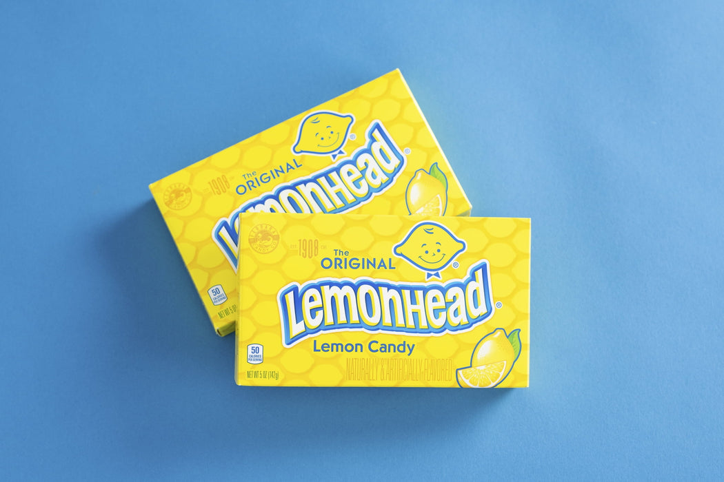 LemonHead The Original Hard Lemon Candy, Gluten Free and Fat Free,  5oz Theater Box
