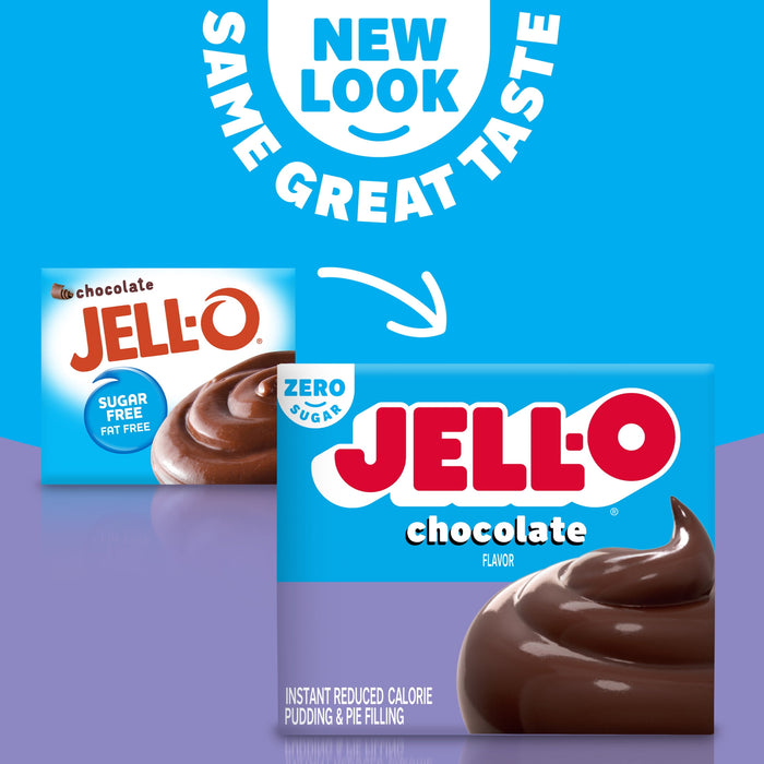 Jell-O Sugar-Free Chocolate Instant Pudding Mix 1.4 Ounce Box