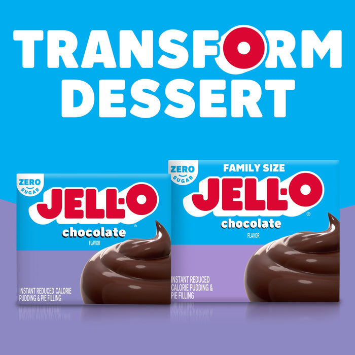 Jell-O Sugar-Free Chocolate Instant Pudding Mix 1.4 Ounce Box