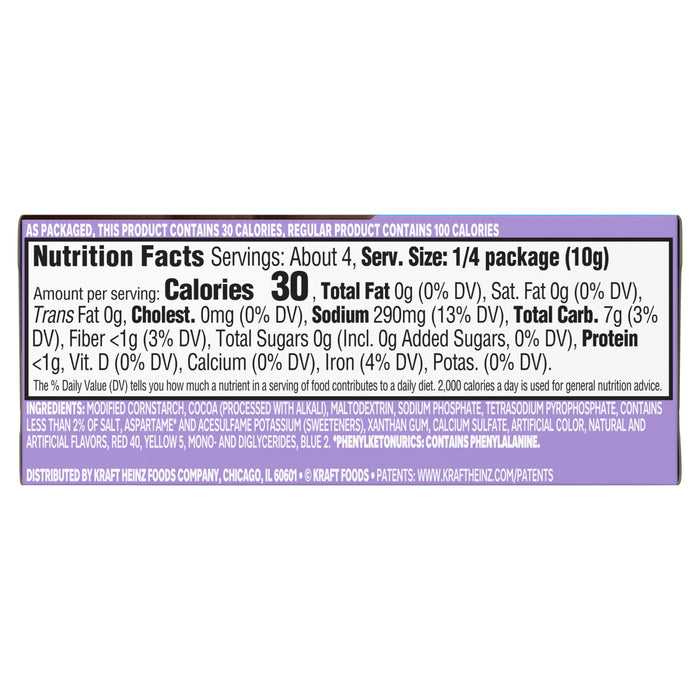 Jell-O Sugar-Free Chocolate Instant Pudding Mix 1.4 Ounce Box