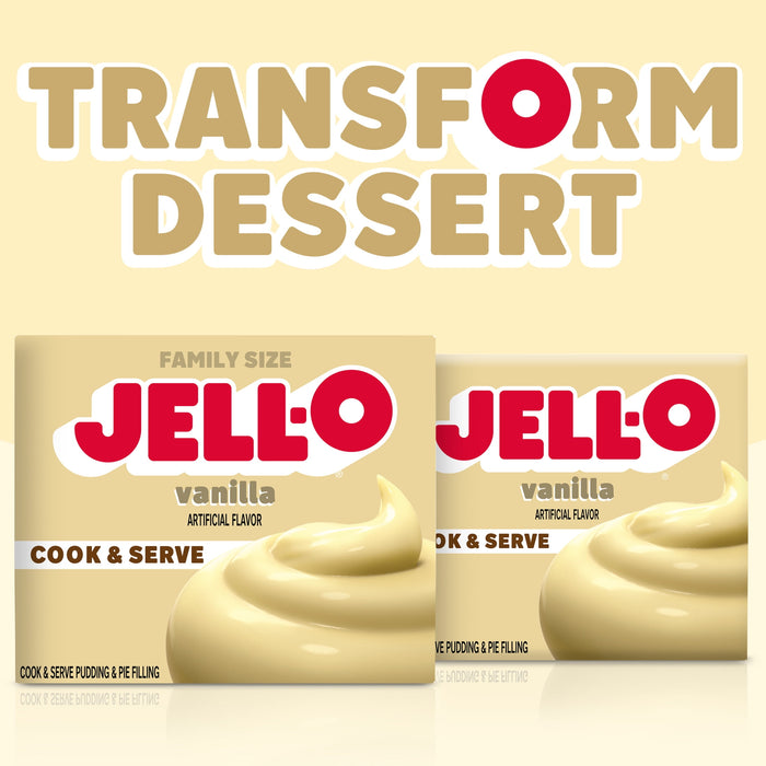 Jell-O - Vanilla Cook & Serve Pudding & Pie Filling 4.60 oz