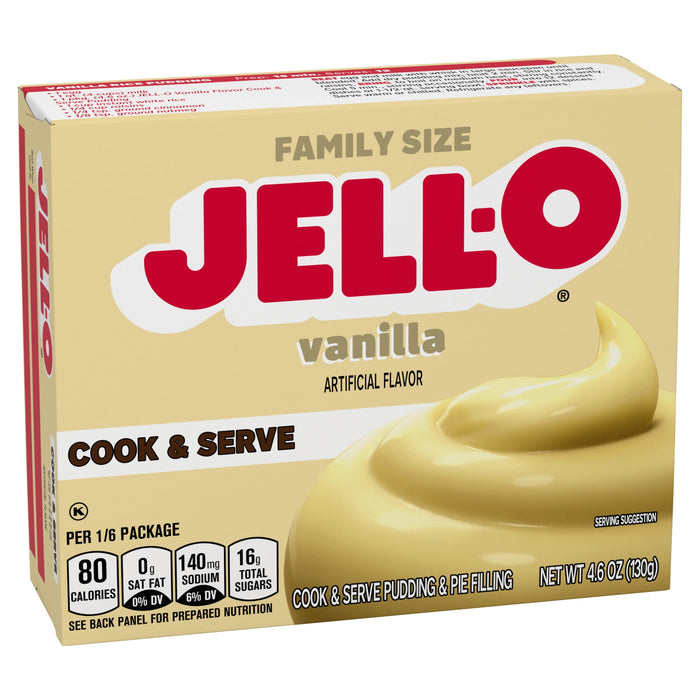 Jell-O - Vanilla Cook & Serve Pudding & Pie Filling 4.60 oz
