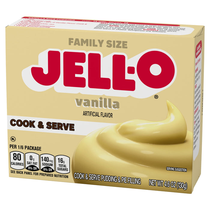 Jell-O - Vanilla Cook & Serve Pudding & Pie Filling 4.60 oz