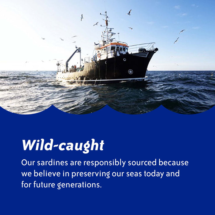 Chicken of the Sea Sardines in Water, Wild Caught, 3.75 oz. Can