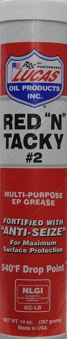 Lucas Oil Products Red N Tacky Red Lithium Grease, Multipurpose grease, 14 oz