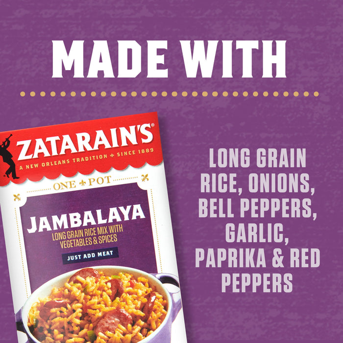 Zatarain's New Orleans Style Mixes, Jambalaya, 8 oz