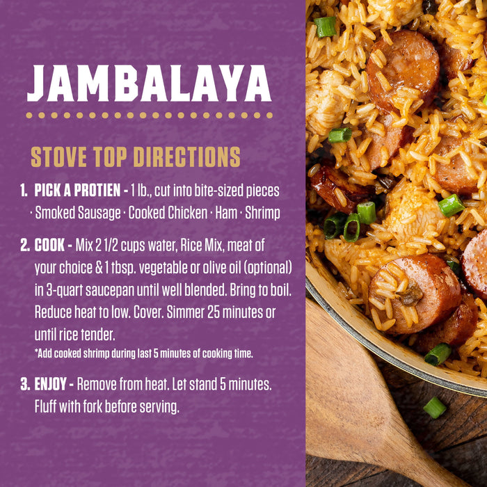 Zatarain's New Orleans Style Mixes, Jambalaya, 8 oz
