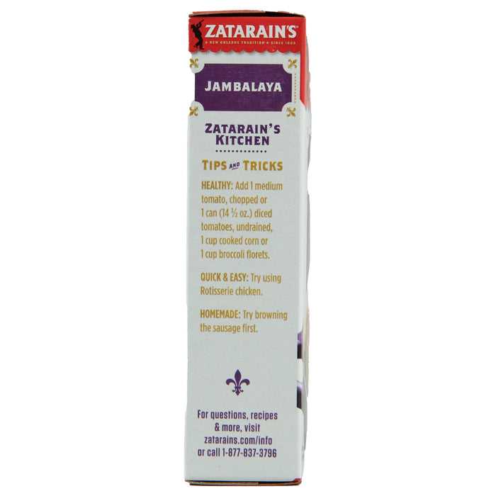Zatarain's New Orleans Style Mixes, Jambalaya, 8 oz