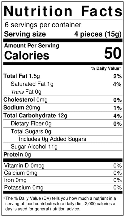 Coffee Rio Sugar Free Latte Coffee Candy, Zero Sugar, Kosher Candy 3 oz