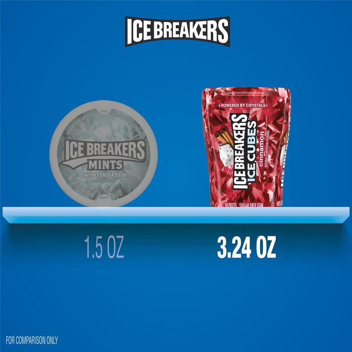 Ice Breakers Ice Cubes Cinnamon - 40 count per Bottle
