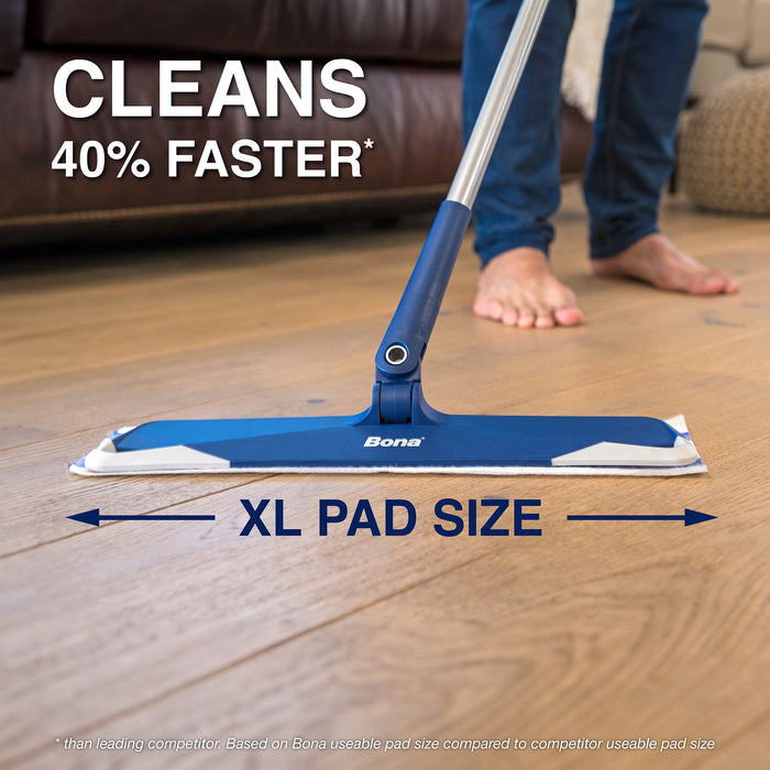 Bona Cleaning Products Mop Refill Wood Surface Wet Mopping Disposable Cleaning Pads - Unscented, 12 ct