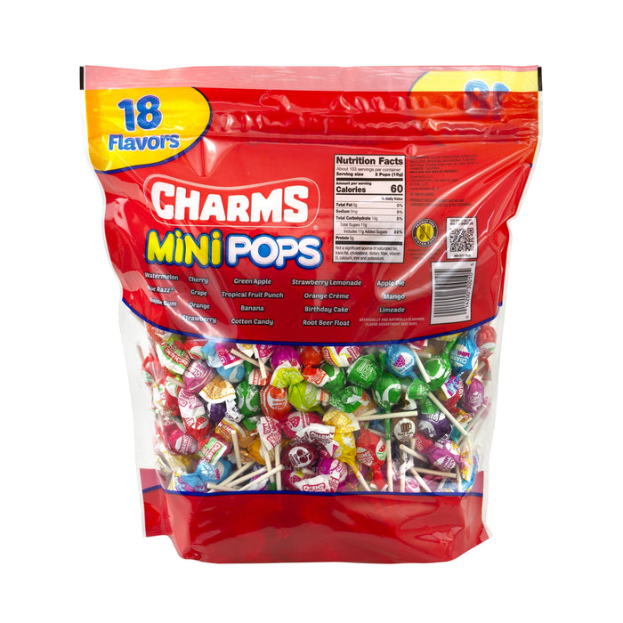 CHARMS Mini Pops Bulk Lollipops 300 Count