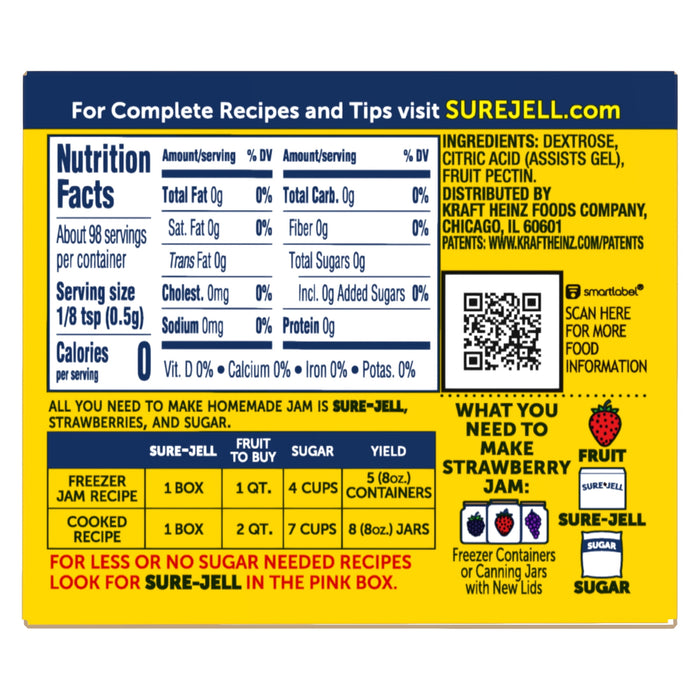 Sure-Jell 100% Natural Premium Fruit Pectin 1.75 oz