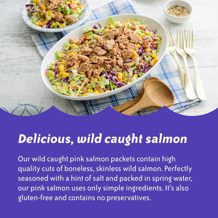 Chicken of the Sea Pink Salmon, Wild Caught, Skinless & Boneless, Low Sodium, 2.5 oz. Packet