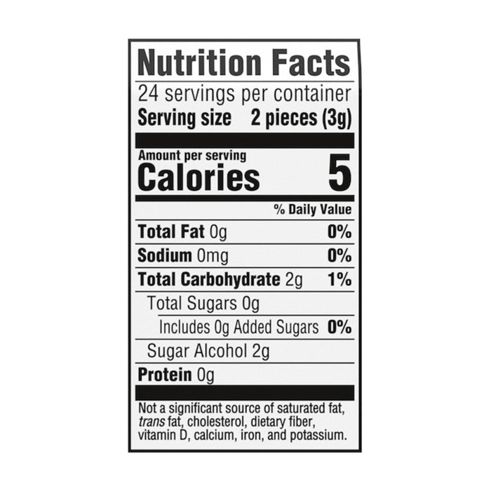 Dentyne Ice Arctic Chill Sugar Free Gum, 3 Packs of 16 Pieces (48 Total Pieces)