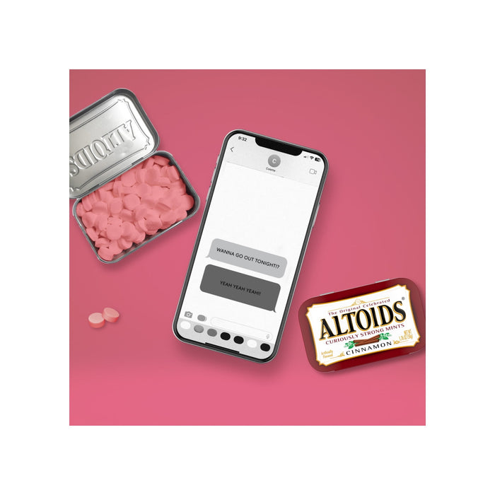 Altoids Curiously Strong Mints, Cinnamon, 1.76-Ounce Tins