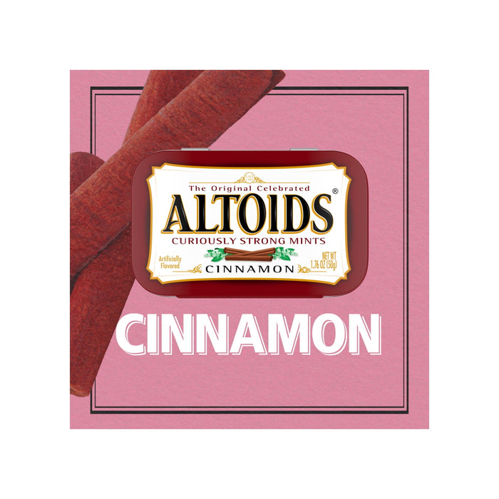 Altoids Curiously Strong Mints, Cinnamon, 1.76-Ounce Tins