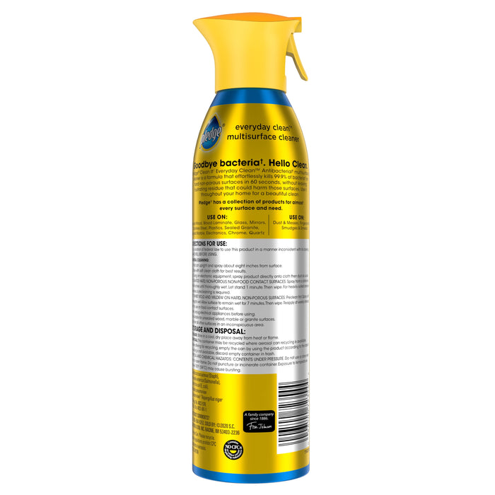 Pledge 72354 Multi-Surface Aerosol Spray Cleaner, 9.7-oz
