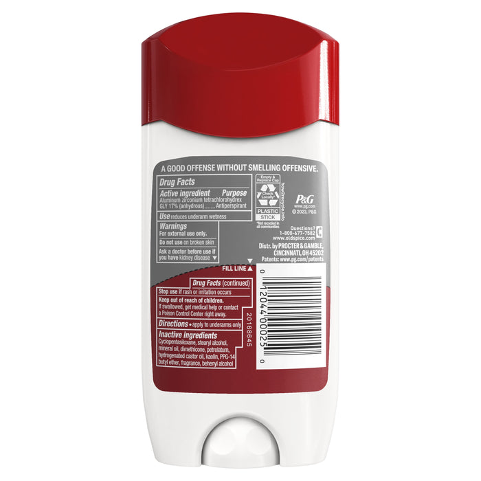 Old Spice 03891 Deodorant Stick, High Endurance, Pure Sport Scent, 3-oz