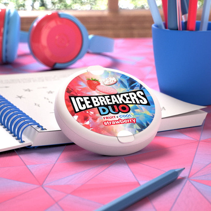 ICE BREAKERS Fruit + Cool Mints, Strawberry, 1.3-Ounce Containers
