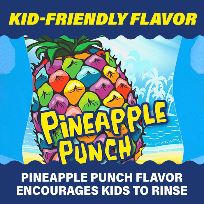 ACT Kids Anticavity Fluoride Rinse, Pineapple Punch, 16.9 Ounce